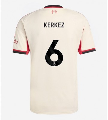 Liverpool Milos Kerkez #6 Udebanetrøje 2025-26 Kort ærmer Liverpool Milos Kerkez #6 Udebanetrøje 2025-26 Kort ærmer